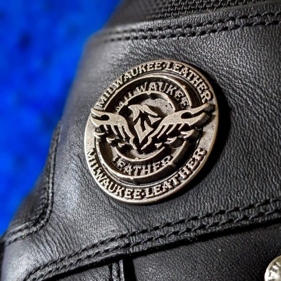 Milwaukee Leather Motorcycle Boots | Unisex | Black | Size 10.5 US - Picture 2 of 11